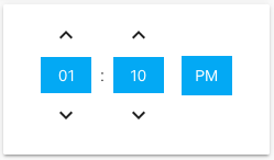 Default theme with single hour mode