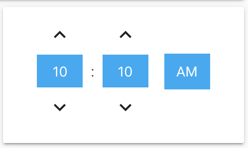 Default theme with single hour mode