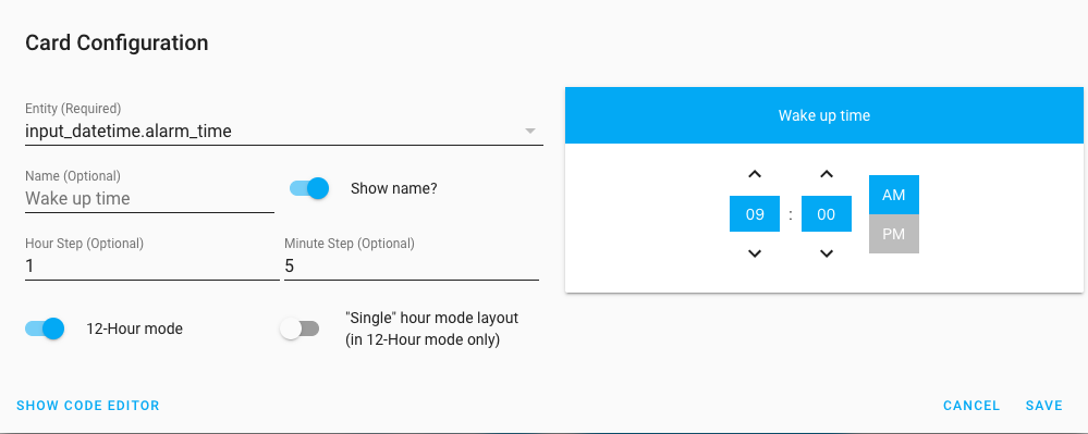 Visual Editor